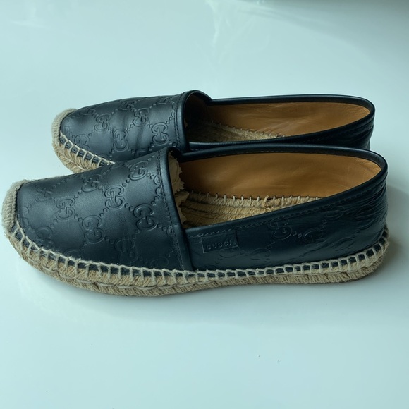 Authentic Gucci Monogram Espadrilles - Picture 5 of 9
